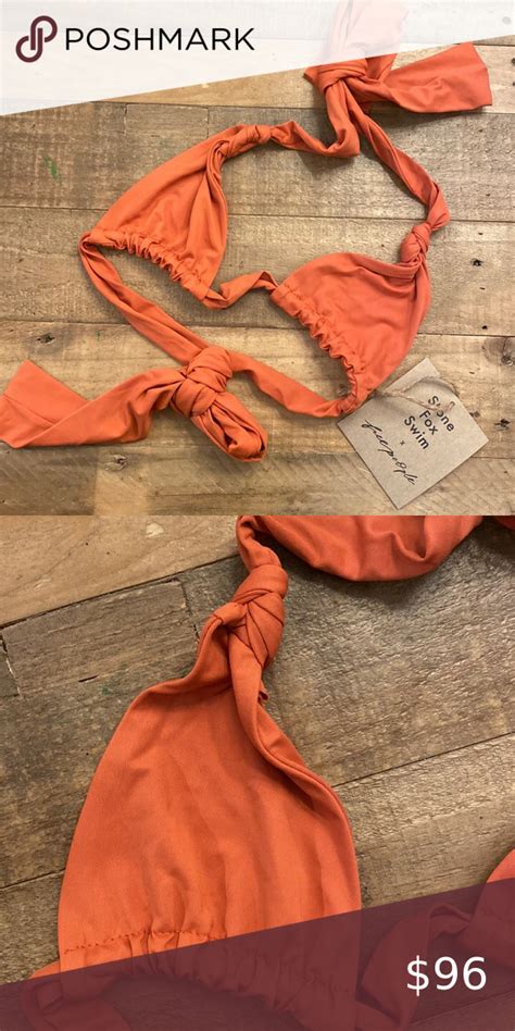 STONE FOX SWIM X FREE PEOPLE Terra Cotta Bikini Top Bikini Tops Thong
