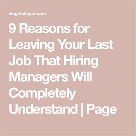 Reason Leaving Job Examples Leaving Job Reasons Reason Choose Board