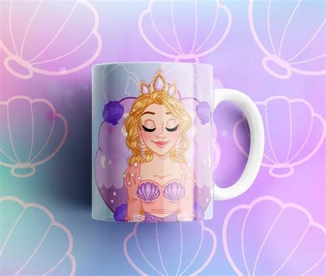 Kit Imprimible Plantillas Tazas Princesas Disney Sublimar M En