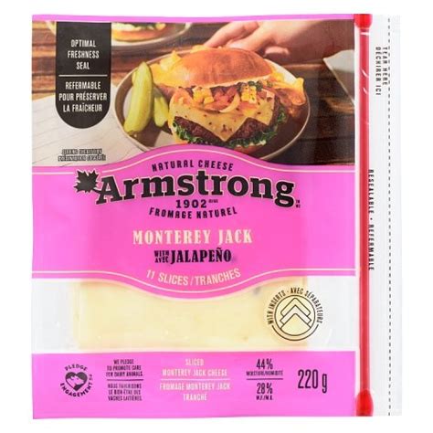 Armstrong Monterey Jack With Jalapeno Cheese Sliced Choices Markets