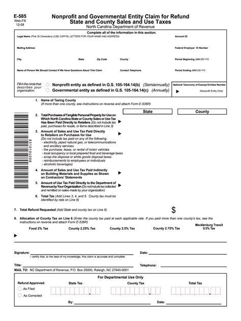 Ncdor E R Fill Out Sign Online Dochub