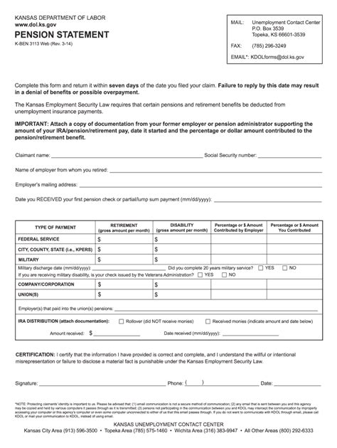 Pension Statement Example Fill Out And Sign Online Dochub