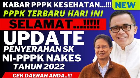 Kabar Pppk Tenaga Kesehatan Ii Pppk Terbaru Hari Ini Update Penyerahan