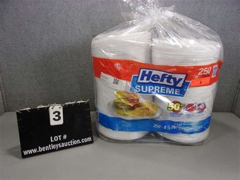 Hefty Supreme 250 Count Plates Bentley And Associates Llc