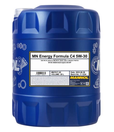 MANNOL Energy Formula C4 5W 30