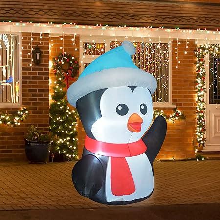 Amazon Lvydec Lighted Inflatable Penguin Christmas Decoration