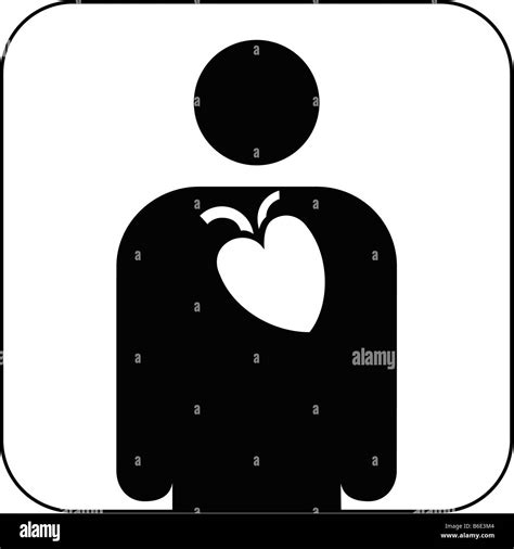 Cardiology symbol against white background Stock Photo - Alamy