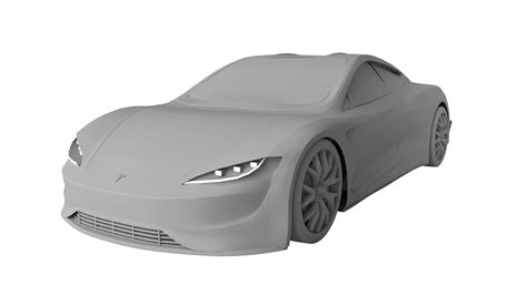 ArtStation - Tesla Roadster | Resources