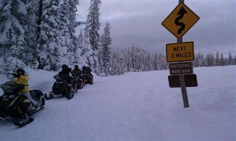 Island Park Snowmobiling Island Park Idaho Montana