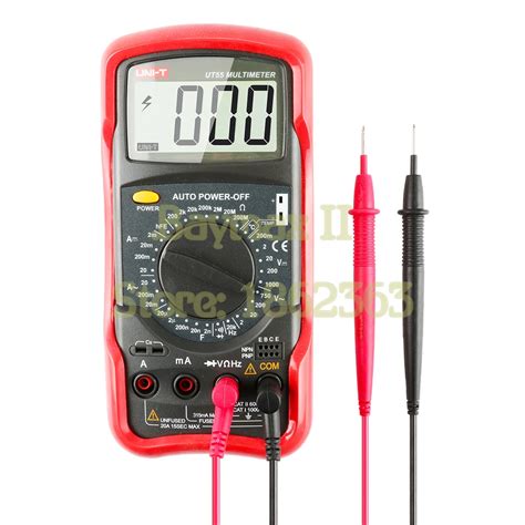 Uni T Ut Standard Digital Multimeter Ac Dc Volt Ohm Cap Hz Temp