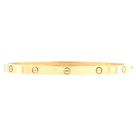 Cartier Love Bracelet 18k Yellow Gold For Sale At 1stdibs