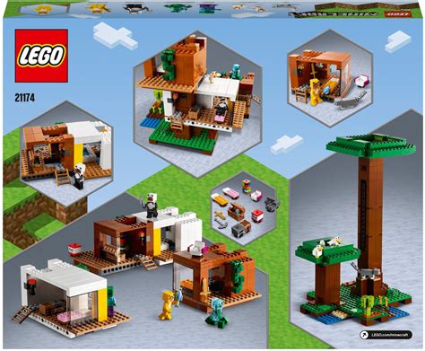 Lego Minecraft La Casa Del Rbol Moderna Desde