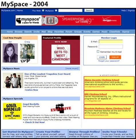 Create Meme Social Network Myspace