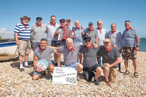 Selsey Shantymen Sing For Their Supper