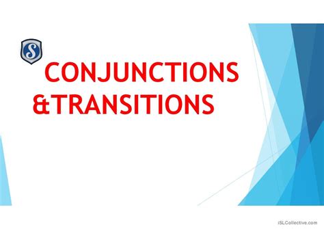 Conjunctions And Linkers General Gra English ESL Powerpoints