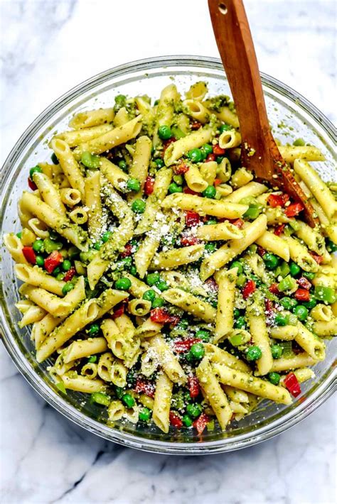 The Best Pesto Pasta Salad