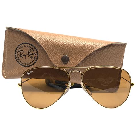 Ray Ban Aviator Gold Frame Brown Lens Atelier Yuwa Ciao Jp