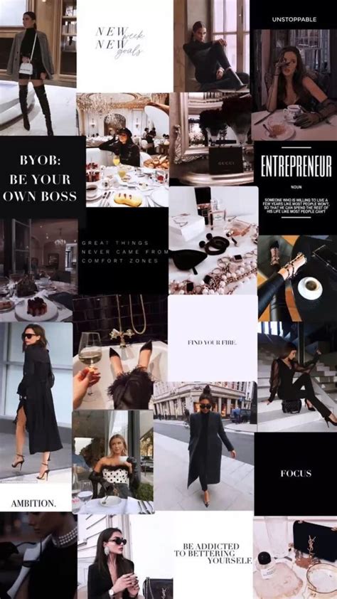 Boss Aesthetic Vision Board Wallpaper