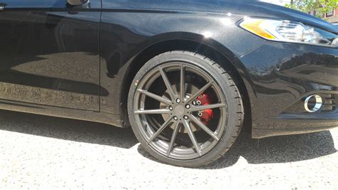 Ford Fusion Custom Wheels TSW Bathurst 20x8 5 ET Tire Size 245 35