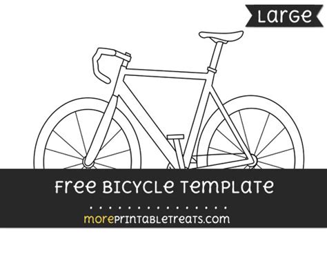Bicycle Template Large