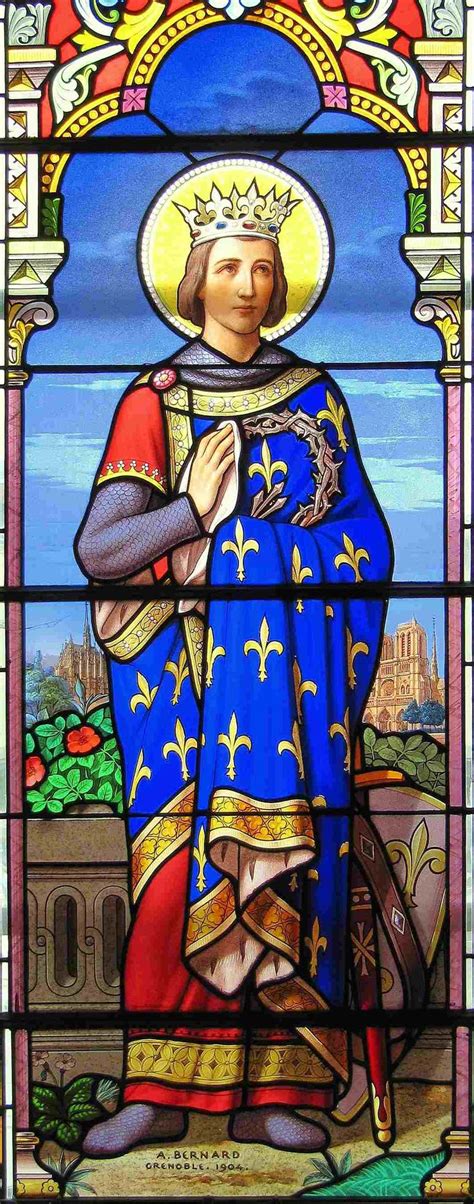 St Louis King Of France Osf Franciscan Patron Saint Catholic Church