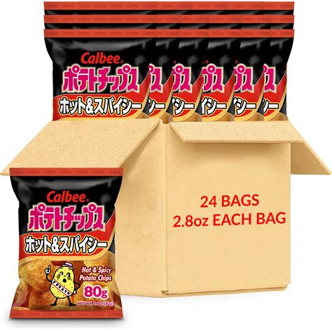 Amazon Calbee Potato Chips Hot Spicy Oz Taste The