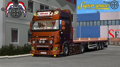 ets2 DAF XF 106 Anbauteile 1 33 x v überarbeitet DAF Mod für