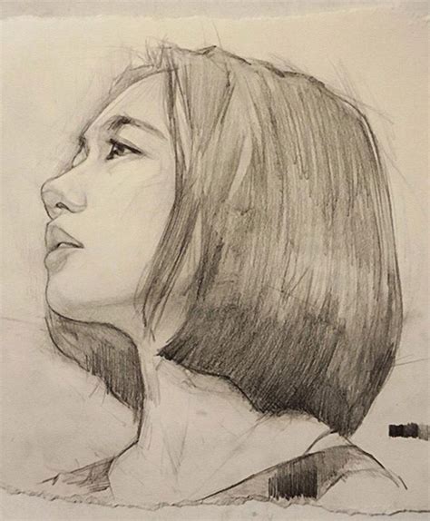 Profile Portrait Drawing at PaintingValley.com | Explore collection of Profile Portrait Drawing