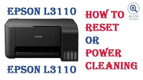 How To Resetpower Cleaning And Head Clean Epson L3110 Epson Printer Problem Solved Youtube