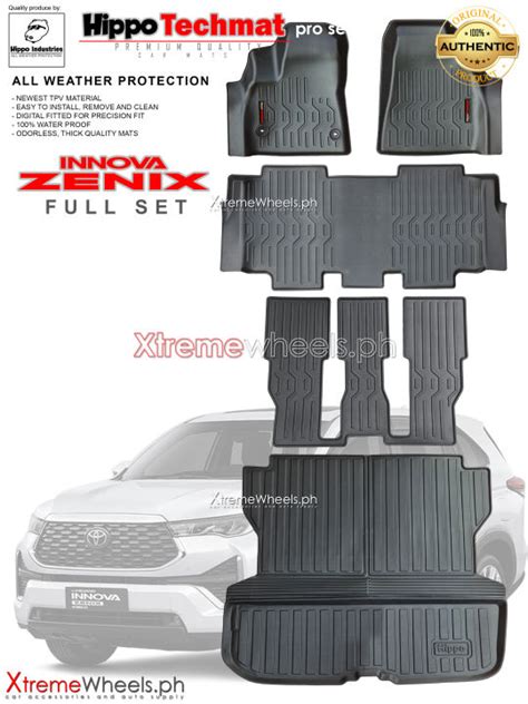 Toyota Zenix V Q 2023 2024 Pro Serries Hippo Techmat Thailand Made Deep