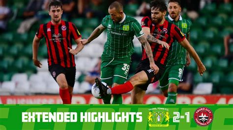 Extended Highlights Yeovil Town 2 1 Truro City Youtube