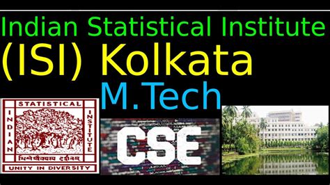 Isi Kolkata M Tech Exam For Cse With And Without Gate Isi Exam