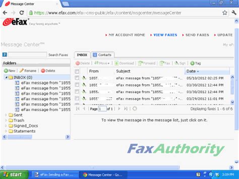 Efax Online Fax Service Review Fax Authority