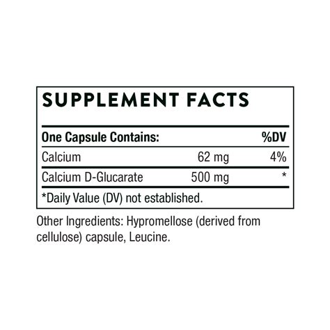 D глюкарат кальция 7 15000 руб Calcium D Glucarate Thorne Research