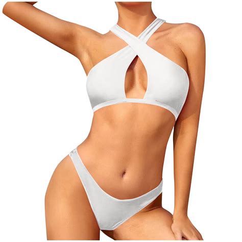Beai Womens Swimsuits One Piece Tummy Control High Waisted Bikini Sets For Women Boho Modest
