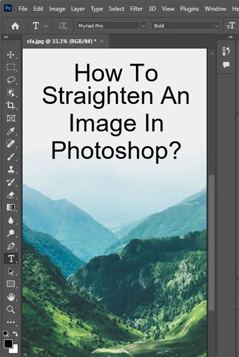 How To Straighten An Image In Photoshop