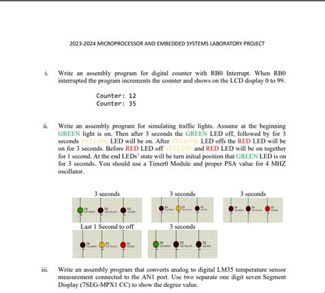 Solved I Write An Assembly Program For Digital Counter Chegg