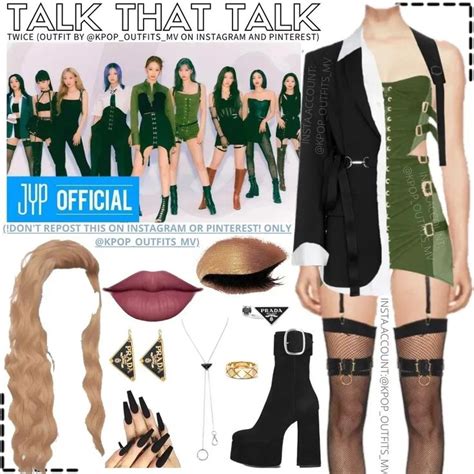 Twice Talk That Talk Mv Inspired Outfit Kpop Outfits Mv On