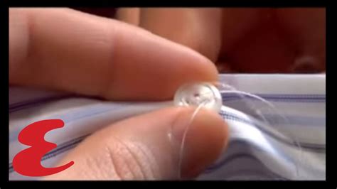 How To Sew A Button Easily Youtube