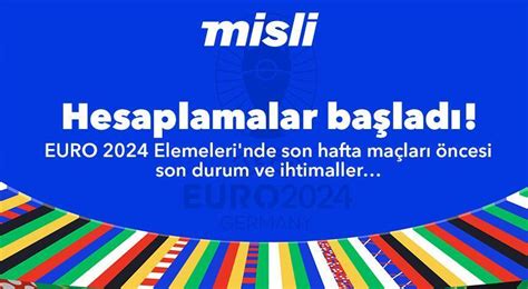 Hesaplamalar başladı EURO 2024 Elemeleri nde son hafta maçları öncesi