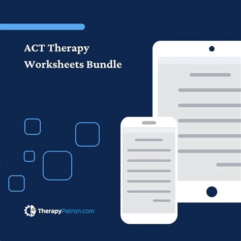 ACT Therapy Worksheets Bundle (Editable, Fillable, Printable PDFs ...