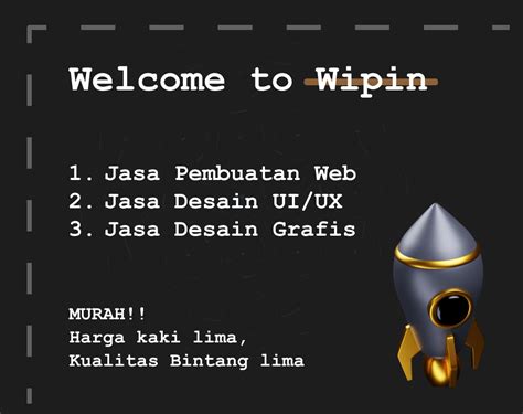 Penyedia Jasa Website Dan Desain Murah Berkualitas Wipin