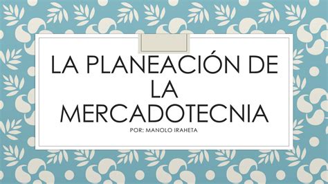 Solution La Planeaci N De La Mercadotecnia Studypool