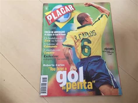 Revista Placar 1138 Seleção Roberto Carlos Penta Brasil J049