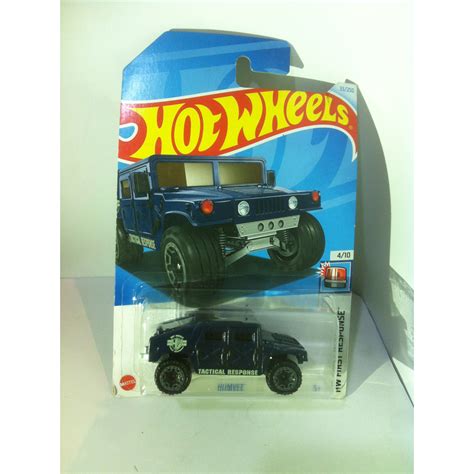 Hot Wheels 2024 HW First Response Mini Collection 4 Humvee 1992 Dark Blue By MATTEL