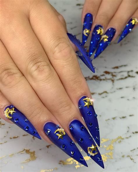 Grace Ortiz ♍️ On Instagram “🌙⭐️🌙⭐️🌙⭐️ Cardibnails Nails Nailart Nail