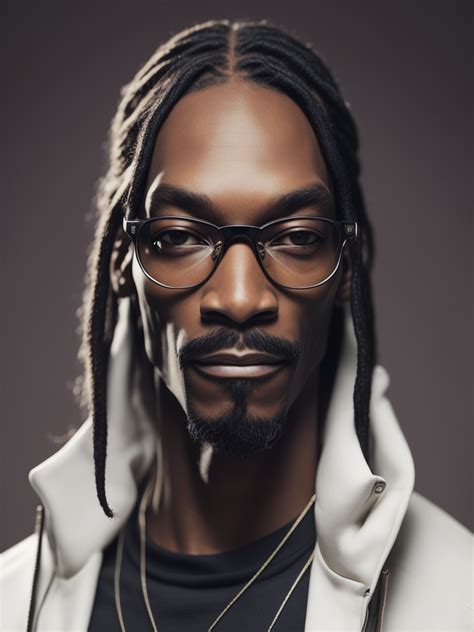 Premium Free Ai Images Portrait Of Snoop Dogg With White Skin And