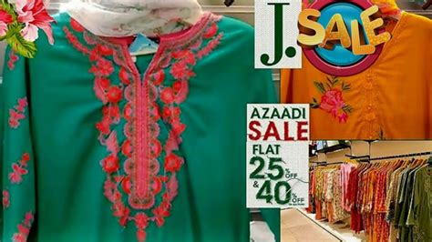 J Junaid Jamshed Azaadi Sale 2024 J Independence Day Sale Flat 25