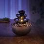 The Illuminated Zen Fountain Hammacher Schlemmer