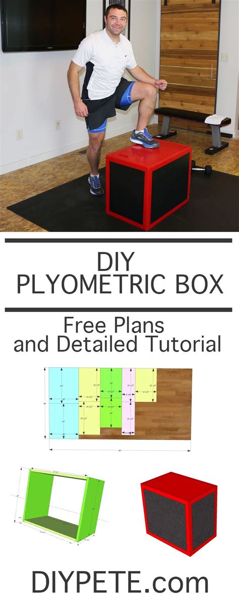 How To Make A Simple Diy Plyometric Box For Your Home Gym Diy Home Gym